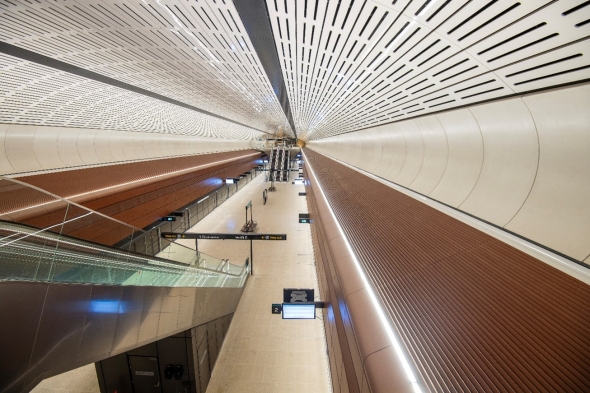 Victoria Cross Station Platform  (Source: Sydney Metro)