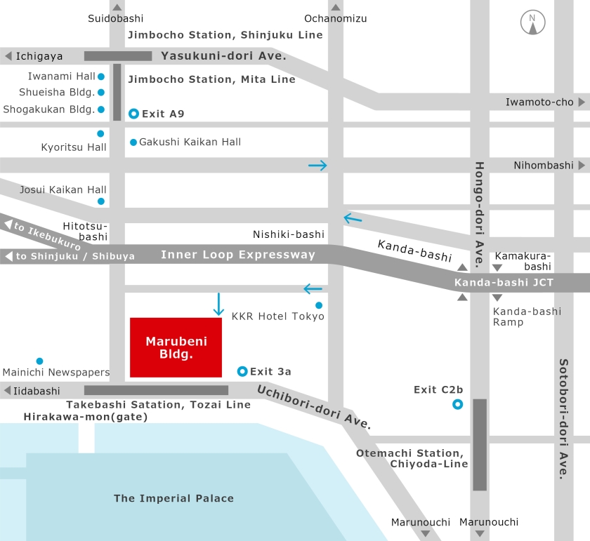 Head Office Map