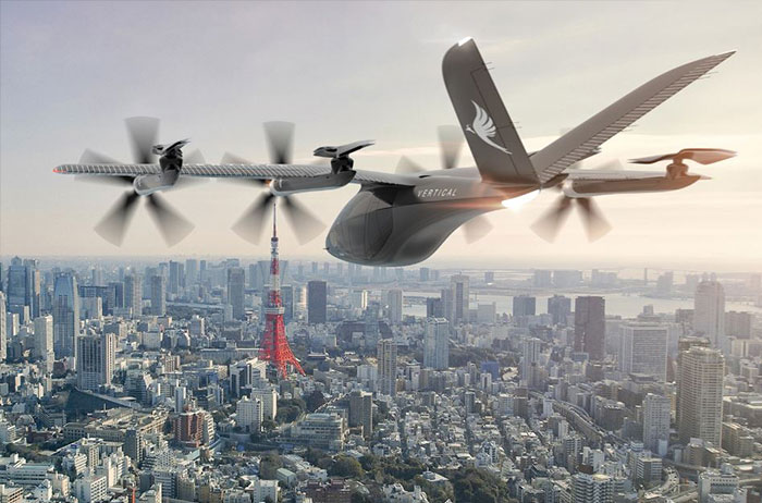 Image of eVTOL by U.K.-based Vertical Aerospace